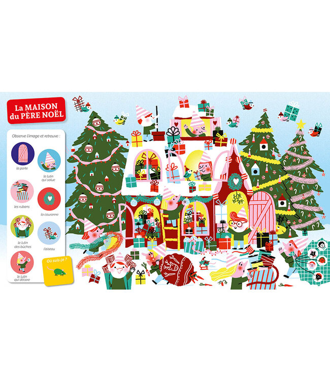 AUZOU CHERCHE ET TROUVE DES TOUT-PETITS : À NOËL!