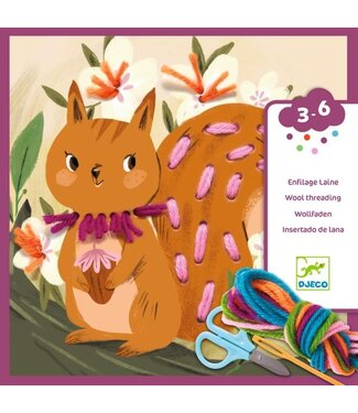 DJECO COFFRET D'ENFILAGE - PETITS PAS AVEC DU FIL