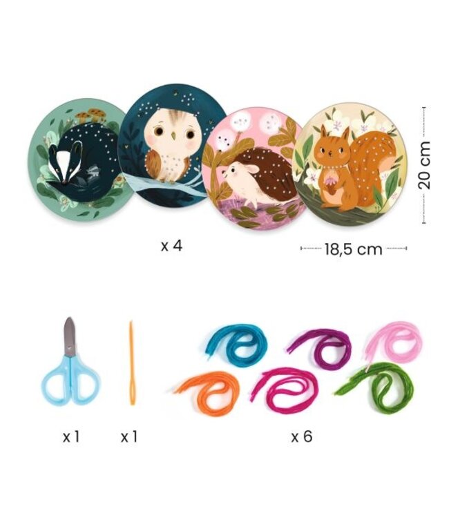 DJECO COFFRET D'ENFILAGE - PETITS PAS AVEC DU FIL