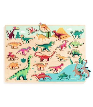 DJECO PUZZLE EN BOIS - DINO