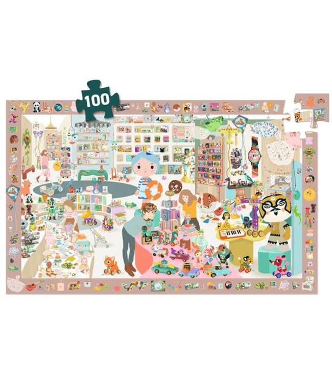 DJECO PUZZLE D'OBSERVATION (100 MCX) - LA PETITE BOUTIQUE