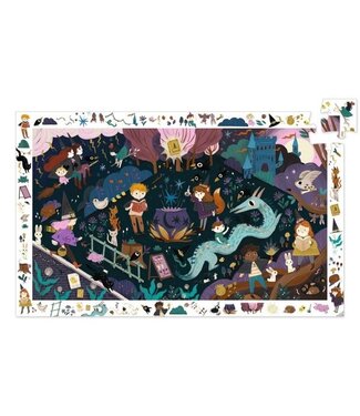 DJECO PUZZLE D'OBSERVATION (54 MCX) - APPRENTIS SORCIERS