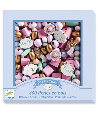 DJECO PERLES EN BOIS - ARC-EN-CIEL