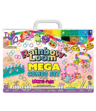 RAINBOW LOOM ENSEMBLE BRACELETS ÉLASTIQUES - MEGA LOOMI PALS