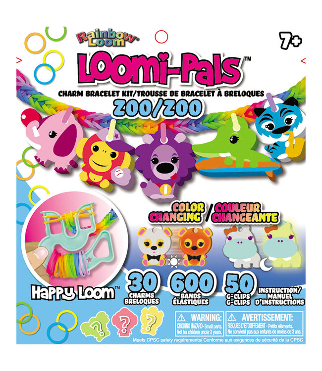 RAINBOW LOOM ENSEMBLE  BRACELETS ÉLASTIQUES - ZOO