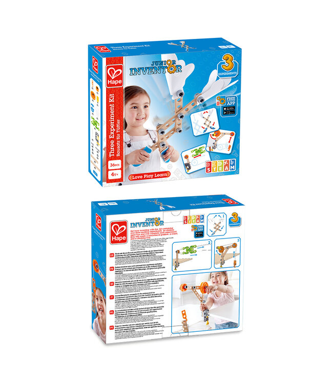 HAPE BOÎTE À OUTILS POUR TROIS EXPÉRIENCES