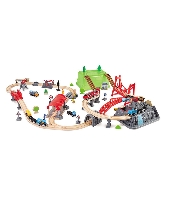 HAPE KIT DE CONSTRUCTION DE CHEMIN DE FER