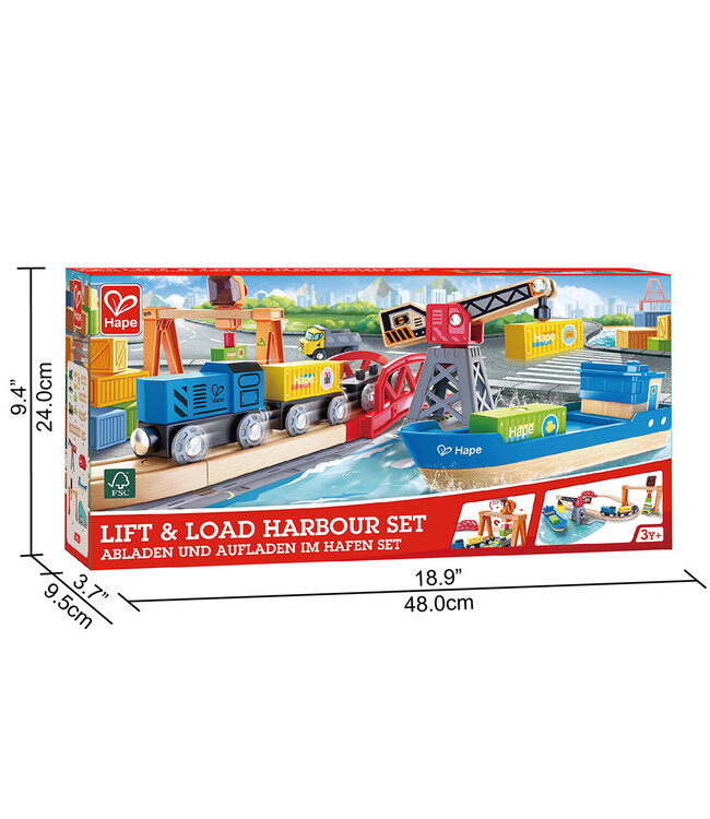 HAPE ENSEMBLE DE RAILS DE PORT DE LEVAGE ET DE CHARGEMENT