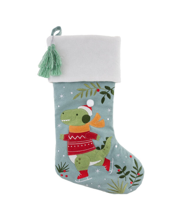 BAS DE NOËL - DINO QUI PATINE