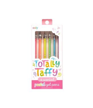 OOLY ENS. DE 6 STYLOS PASTELS - TOTALLY TAFFY