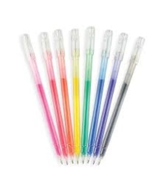 OOLY ENS. 8 STYLO GEL À PAILLETTES - RADIANT WRITER