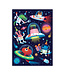 CARTE DE FÊTE PUZZLE - COSMIC PARTY