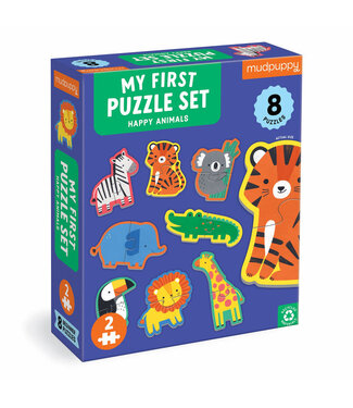 ENS. 8 CASSE-TÊTE 2 MCX - HAPPY ANIMALS