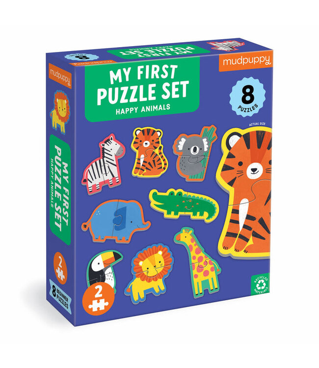 ENS. 8 CASSE-TÊTE 2 MCX - HAPPY ANIMALS