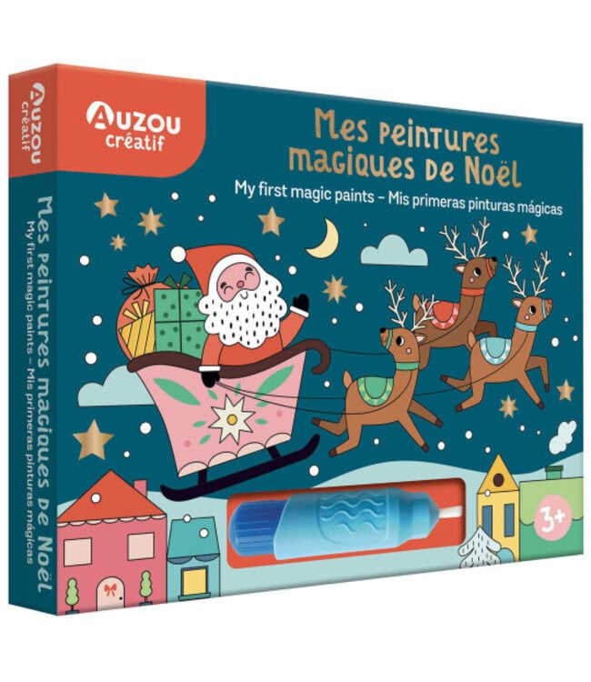 AUZOU MON COFFRET D'ARTISTE -MES PREMIÈRES PEINTURES MAGIQUES DE NOEL
