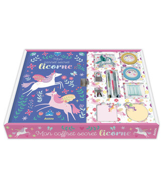 AUZOU COFFRET - MON CARNET SECRET DE LICORNE