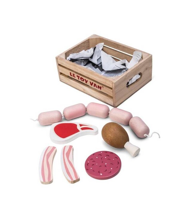 LE TOY VAN CAISSE DE VIANDES DU MARCHÉ