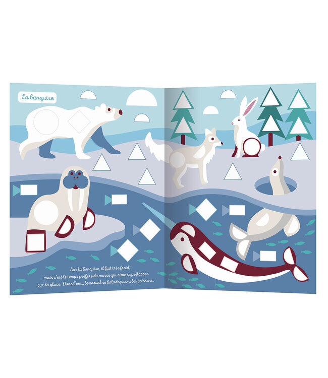 AUZOU MES 500 PREMIÈRES GOMMETTES FORMES - HIVER