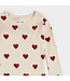 PETIT LEM PYJAMA 2 MCX - COEURS CRÈME