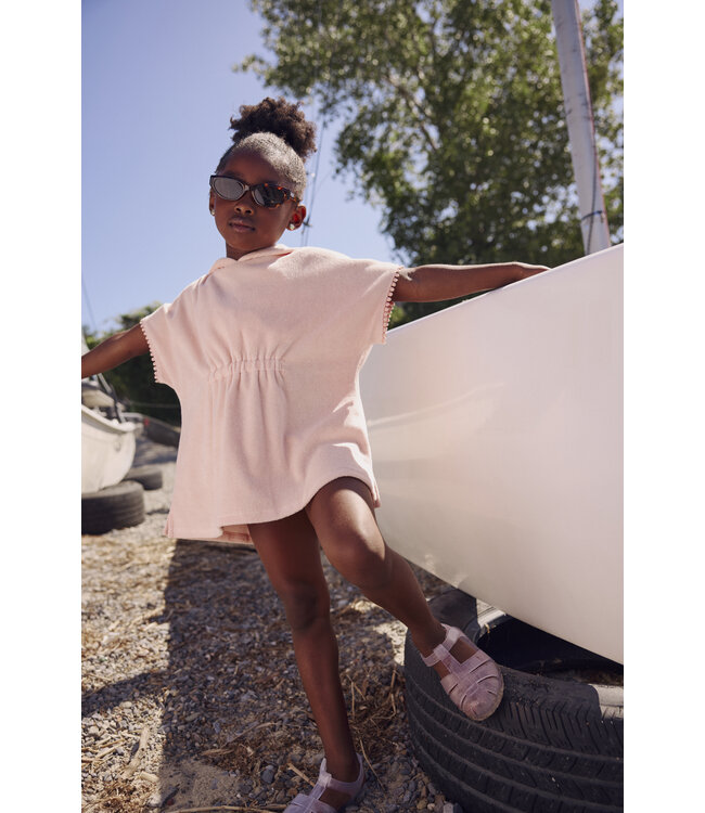 MILES THE LABEL TRICOT DE COUVERTURE DE PLAGE - CORAIL