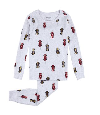 PETIT LEM PYJAMA 2 MCX AUTOS DE COURSES - HEATHER GREY