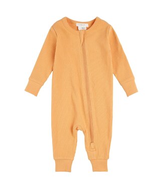 PETIT LEM DORMEUSE EN TRICOT - ORANGE LEATHER