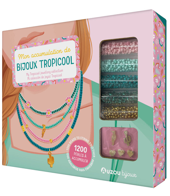 AUZOU COFFRET - MON ACCUMULATION DE BRACELETS TROPICOOL