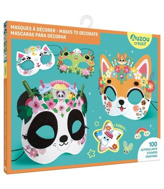 AUZOU POCHETTE CRÉATIVE - MES MASQUES KAWAII