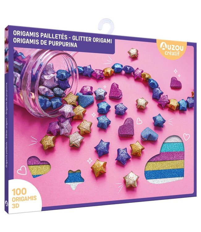 AUZOU COFFRET CRÉATIF - MES ORIGAMIS PAILLETÉS