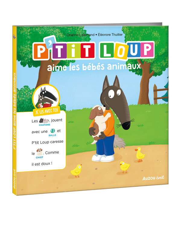 AUZOU LIVRE - P'TIT LOUP AIME LES BÉBÉS ANIMAUX