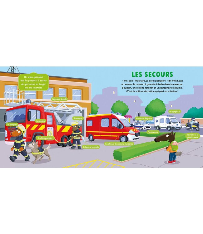 AUZOU LIVRE - MON DOC P'TIT LOUP LES VÉHICULES