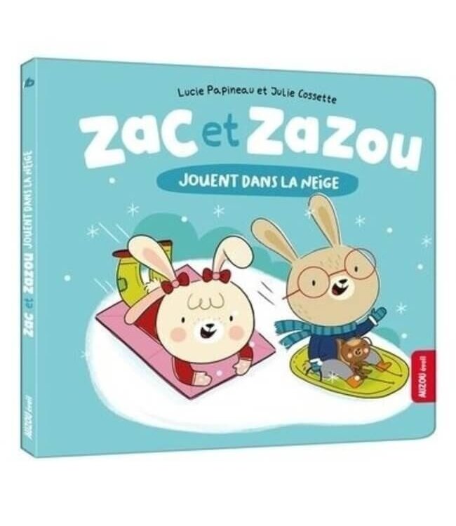 AUZOU LIVRE - ZAC ET ZAZOU JOUENT DANS LA NEIGE