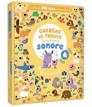 AUZOU CHERCHE ET TROUVE SONORE - LES ANIMAUX