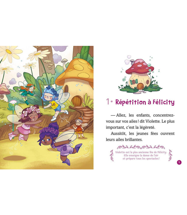 AUZOU LIVRE - LA DANSE DES FÉES : LA FÊTE DES FLEURS