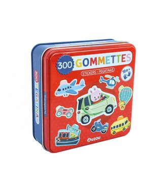 AUZOU BOITE 300 GOMMETTES - LES TRANSPORTS