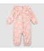 MILES THE LABEL COMBINAISON FLEURS - PINK LEATHER