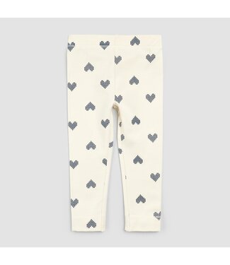 MILES THE LABEL PANTALON COEURS PIXEL - BEIGE