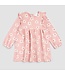 MILES THE LABEL ROBE FLEURS - PINK LEATHER