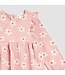 MILES THE LABEL ROBE FLEURS - PINK LEATHER