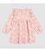 MILES THE LABEL ROBE FLEURS - PINK LEATHER