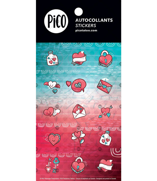 PiCO TATOO AUTOCOLLANTS - SAINT-VALENTIN