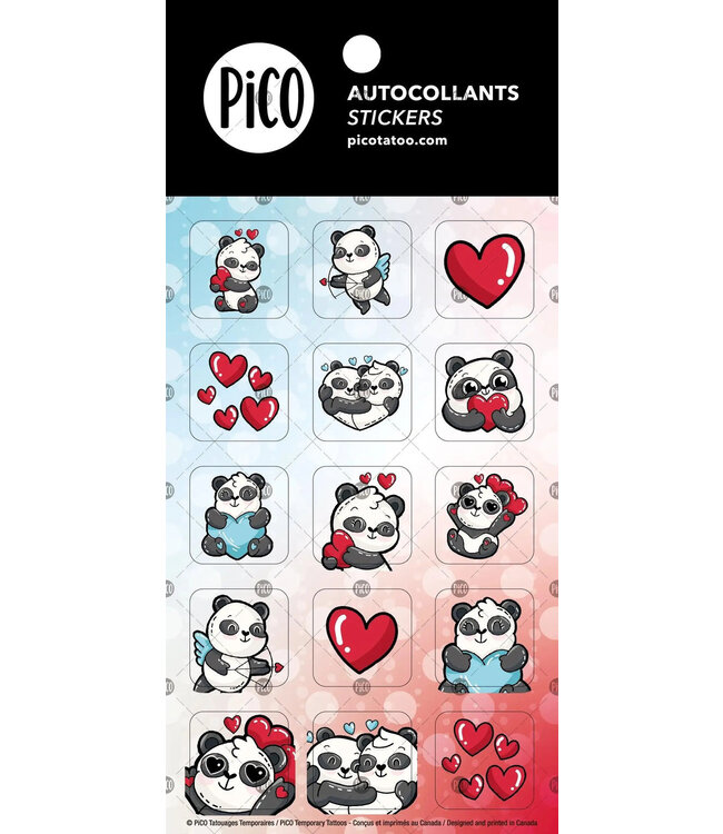 PiCO TATOO AUTOCOLLANT - PANDAMOUREUX