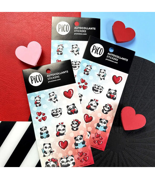 PiCO TATOO AUTOCOLLANT - PANDAMOUREUX