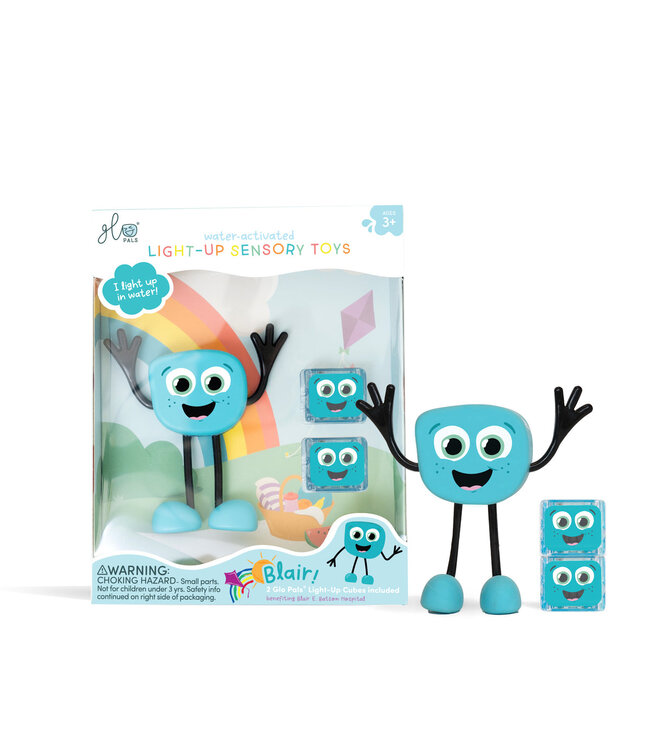 GLO PALS PERSONNAGE AVEC 2 CUBES LUMINEUX - BLAIR