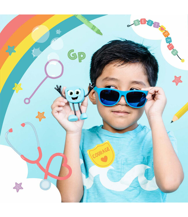 GLO PALS PERSONNAGE AVEC 2 CUBES LUMINEUX - BLAIR