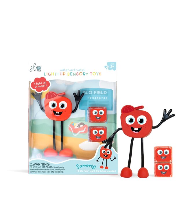 GLO PALS PERSONNAGE AVEC 2 CUBES LUMINEUX - SAMMY
