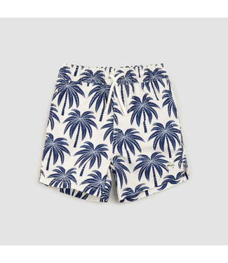 MILES THE LABEL SHORT DE BAIN - BEIGE À IMPRIMÉS PALMIERS
