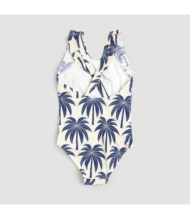 MILES THE LABEL MAILLOT DE BAIN - BEIGE À IMPRIMÉS PALMIERS