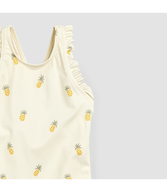 MILES THE LABEL MAILLOT DE BAIN - BEIGE À IMPRIMÉ ANANAS