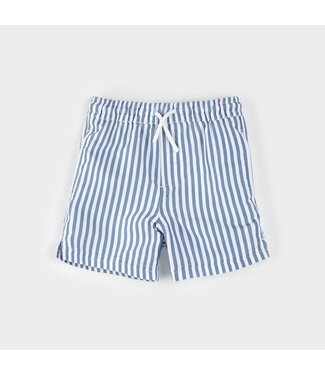 PETIT LEM SHORT DE BAIN - RAYURES BLEUES